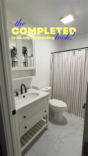 We transformed our ADU bathroom into a farmhouse dream with plenty of storage and functionalist 🌟 @IKEA USA makes it easy to make the most of any size space #ikeapartner