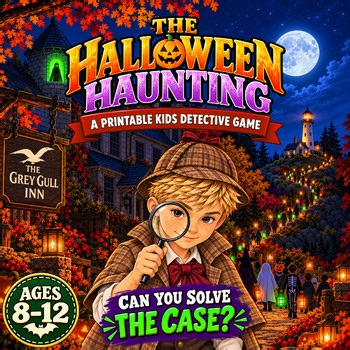 Halloween Whodunit Mystery | Logic Puzzles & Secret Codes | Early Finishers
