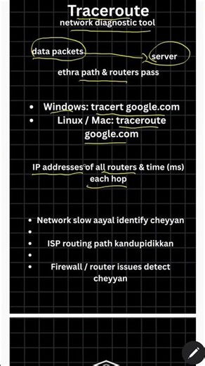 Traceroute Enthanu? Detailed Easy Network Guide 🌐#msmcyberacademy