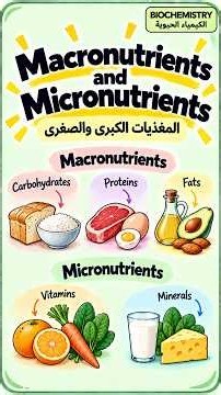 Macronutrients vs Micronutrients | المغذيات الكبرى والصغرى