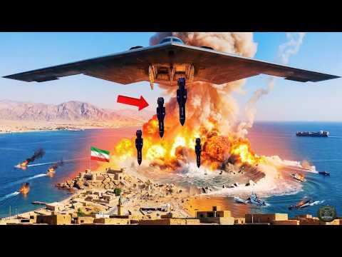B-2 Spirit & GBU-57 Destroy SECRET Iranian Missile Tunnel
