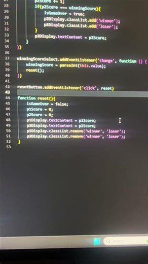 Day 32 - Making the Score Keeper Part 2 #codingjourney #javascript