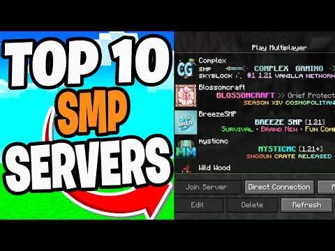 Top 10 BEST Servers For Mineraft 26.1.2! - Server IPs