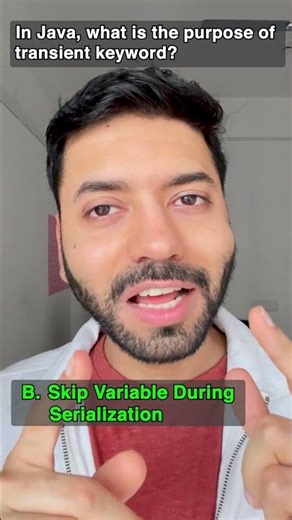 Java Interview Trap! What Does transient Really Do? (Most Get It Wrong!) #interview #java #quiz