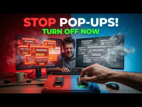 How to Stop Annoying Pop-Up Notifications on Windows (Fix Guide) | Disable Windows Notifications