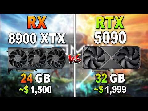 NVIDIA GeForce RTX 5090 vs AMD Radeon RX 8900 XTX: Can AMD Compete at the Top?