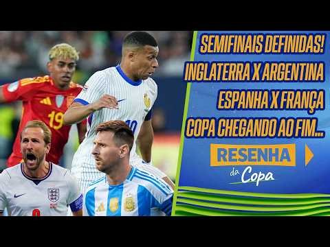 COPA DO MUNDO AO VIVO: SEMIFINAIS DEFINIDAS | ESPANHA X FRANÇA | INGLATERRA X ARGENTINA | RESENHA