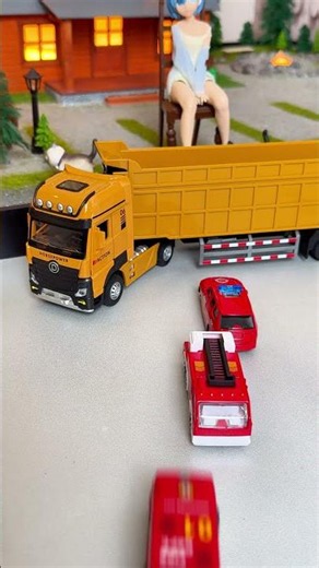 Satisfying with Unboxing & Review Container Box Truck & Container Tractor Truck Models | Asmr Video