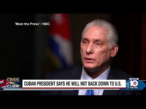 Cuban president says government is prepared to fight, die to defend island