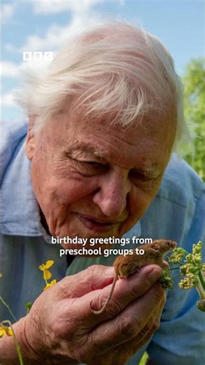 David Attenborough says thank you for his birthday messages - BBC