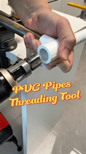 PVC Threading Tool New Tech Gadgets #pvc #techgadget #pvcthreading #homegadgets #asmr