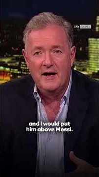 There's only one GOAT for Piers Morgan