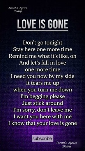 Love Is Gone - SLANDER & Dylan Matthew (Lyrics) 🎧