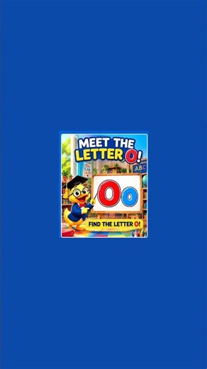 Learn the Letter O! Find Uppercase O & Lowercase o 🦆 #shorts