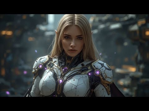 Beyond the Last Sanctuary - Epic Cyberpunk Techno Music | Futuristic Fantasy War