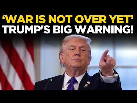 Trump Speech LIVE: Trump’s Explosive Tehran Warning Sends Shockwaves Across Middle East | US News