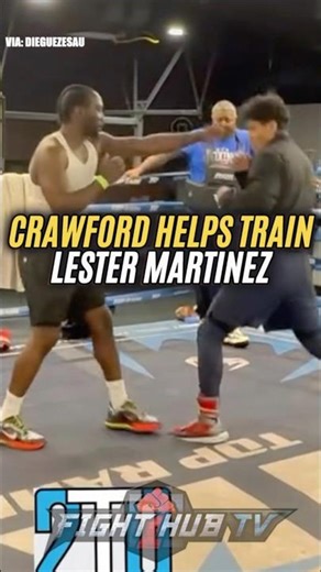 Terence Crawford TEACHES Martinez boxing secrets for upcoming fight!