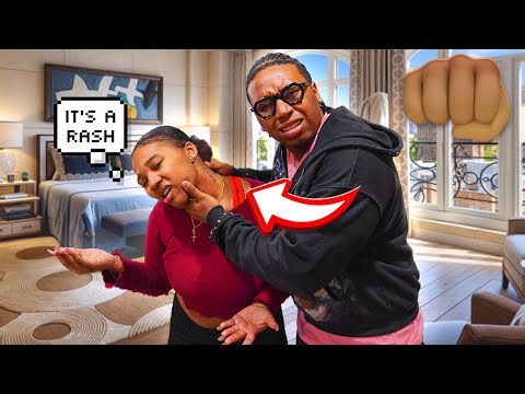 HICKEY PRANK ON BOYFRIEND!…**HE WENT CRAZY**