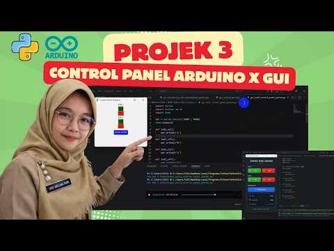 Control Panel Arduino dengan GUI Python | Kontrol 2 LED & Mode Blink (Project Lengkap)