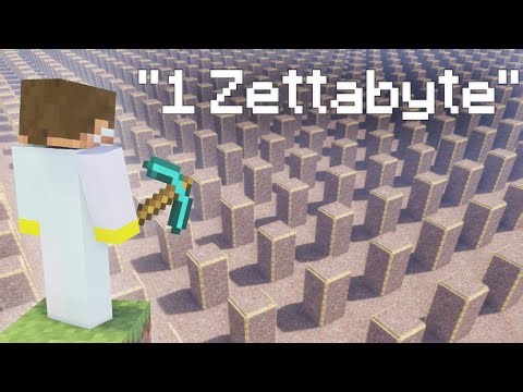 I Reached 1 Zettabyte to Break the limits of Minecraft...