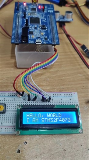 LCD With STM32f4 Discovery #kiyanislab #stm32 #electronicproject