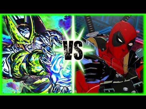 Perfect Cell Vs Deadpool [Marvel Tokon]