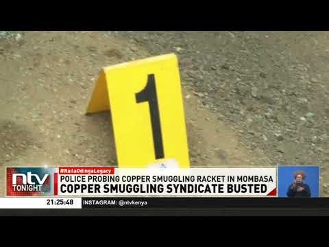 Police intercept Sh1.3 billion Copper minerals while being shipped out of Kenya in Mombasa