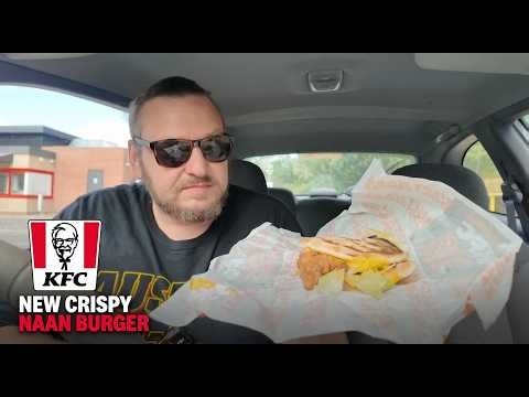 NEW KFC Tandoori Crispy Naan Burger, Tandoori Loaded Fries & Strawberry Shortbread Matcha