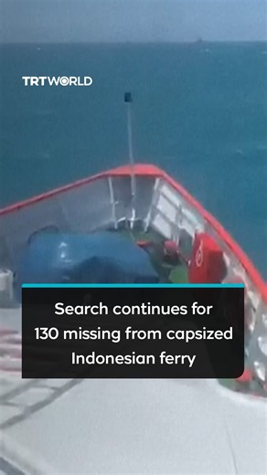 At least six killed, 130 missing after ferry capsizes off Indonesia's Java