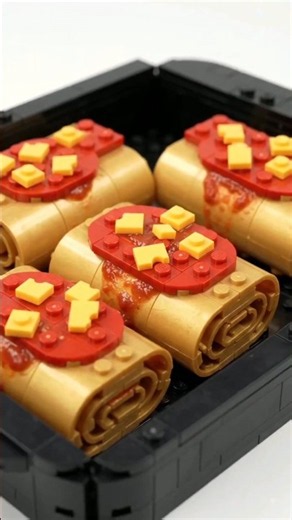 LEGO Pasta Rolls 🍝 | Satisfying Stop Motion