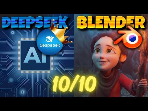 DeepSeek AI in Blender 3d – How It’s Transforming 3D Animation Forever! Blender Tutorial Deepseek