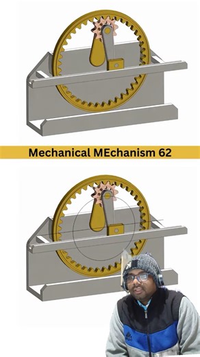Rotary to Reciprocating Mechanism ⚙️ | Motion Conversion Explained in SolidWorks #mechanical #diy