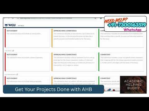 WGU D269 RGM3 Task 2 Professional Essay | Writing with a Strategy
