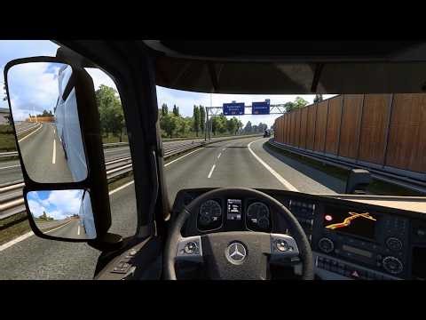 Ultra Realistic Graphic MERCEDES | Euro Truck Simulator 2 Mod Gameplay