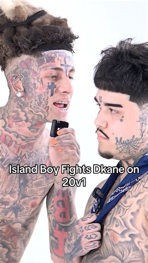 Island Boy Fights Dkane on 20v1 #shorts