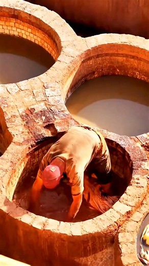 Inside Morocco’s Smelly Leather Tannery! 🤢