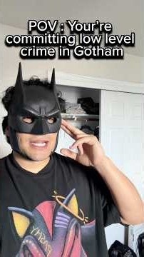 Your’re committing low level crime in Gotham #batman #comics #dc