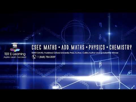 CSEC Maths - May 2026 Exam FREE Crash Course (Terry David)