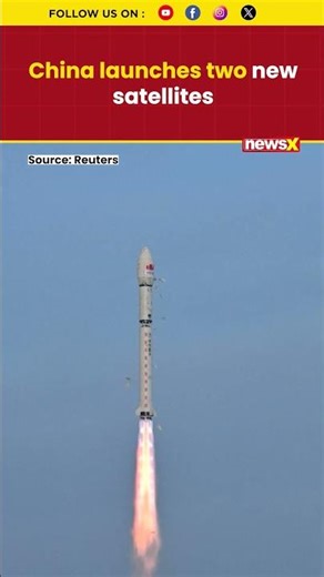 China launches Long March-2D rocket, sends two satellites into preset orbit #china #satellite
