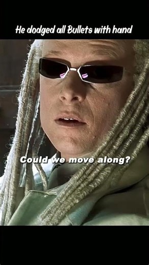 Neo Stops Bullets with One Hand 😱 | The Matrix Reloaded ⚡ #matrix