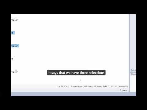 Speed Up Editing with Multi-Cursor in Visual Studio