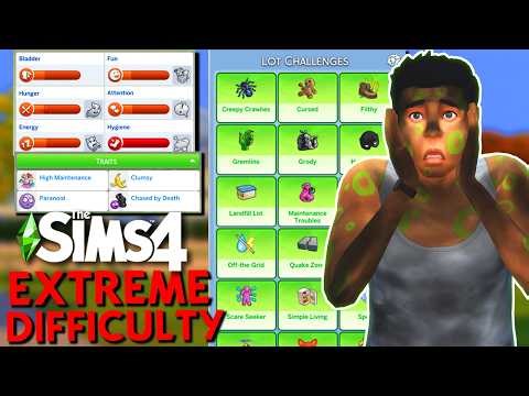 Can I survive The Sims 4 in the HARDEST Difficulty?