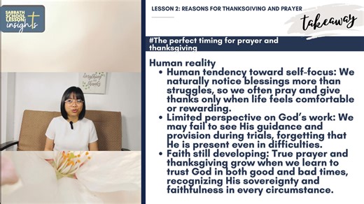 Here is our Sabbath School Lesson Insights LESSON 2:Reasons for Thanksgiving and Prayer (Sabbath School Lesson I Q1 2026 I Insights) For a copy of the PowerPoint presentation, please click https://www.touchpointministry.com/sslesson-christ-in-philippians-and-col ——— #Lesson1 #SabbathSchoolLessonInsights #Christ #Hope #Suffering #Persecution | God’s Final Warning “The Everlasting Gospel”