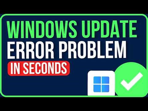 HOW TO FIX WINDOWS UPDATE ERROR 2026 (Easy Guide) | Windows Update Failed to Install Error Problem