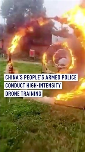 China’s People’s Armed Police Conduct High-Intensity Drone Training