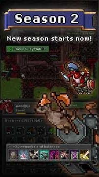 Season 2 is finally here 🏅🏅🏅 #tibia #idle #mobilegame