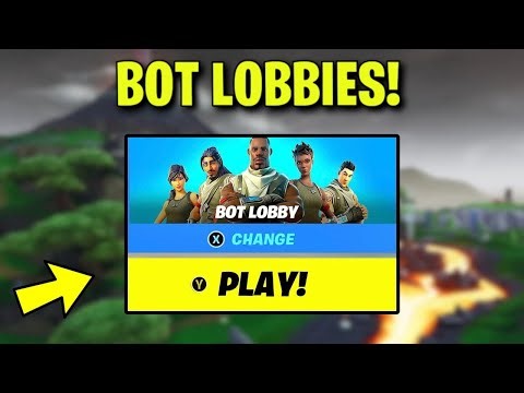 How to GET BOT LOBBIES in FORTNITE CHAPTER 1 SEASON 8 OG! (Easy Tutorial for Bot Lobby Method)