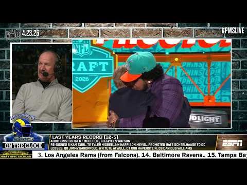 Reaction to the Dolphins picking Kadyn Proctor at No. 12 | The Pat McAfee Draft Spectacular