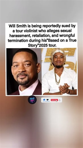 🎻⚖️ Will Smith SUED by Tour Violinist #shorts