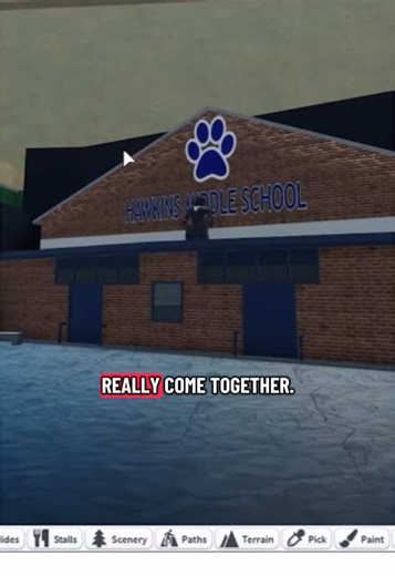 Creating a Stranger Things Dark Ride in Theme Park Tycoon 2